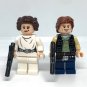 KoloToys Han Solo and Princess Leia Minifigures Star Wars Rebel Figures Minifigures