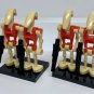 KoloToys Red Security Battle Droid Minifigures Star Wars B1 Battle Droids Minifigures