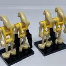 KoloToys Yellow Commander Battle Droid Minifigures Star Wars B1 Battle Droids Minifigures