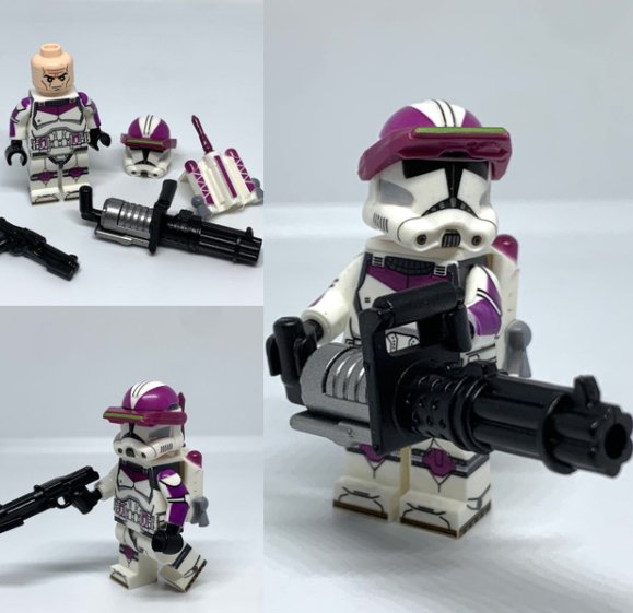 KoloToys 21st Nova Corps Clone Trooper Minifigures Recon Tropper Minifigures