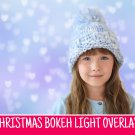 Christmas bokeh: bokeh lights overlays, Photoshop overlays