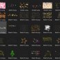 Christmas bokeh: bokeh lights overlays, Photoshop overlays