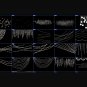 Silver String Light overlays:silver light Photoshop overlays PNG format