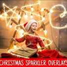 Christmas sparkler font Christmas,Christmas sparkler Photoshop Overlays