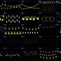 String light overlays&iuml;&frac14;�Christmas string lights,PNG photo