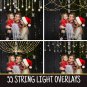 String light overlaysï¼Christmas string lights,PNG photo