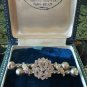 Antique-Vintage Victorian Solid Sterling Silver Brooch - c1890 FULL HALLMARKED!!