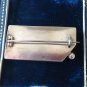 Antique Victorian SILVER & GOLD BROOCH - Heavy!!!!
