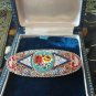 ANTIQUE VINTAGE VICTORIAN LARGE REAL ITALIAN MICRO MOSAIC BROOCH - BEAUTIFUL!!!