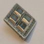 Antique Vintage  Silver Scottish Agate Victorian Brooch.