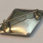 Antique Vintage  Silver Scottish Agate Victorian Brooch.