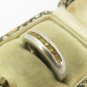Vintage Sterling Silver 925 & Citrine Eternity Ring UK Size N USA 7