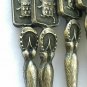 ANTIQUE VINTAGE SET OF SIX ARRAS FRENCH TEASPOONS GILT FINISH!!!