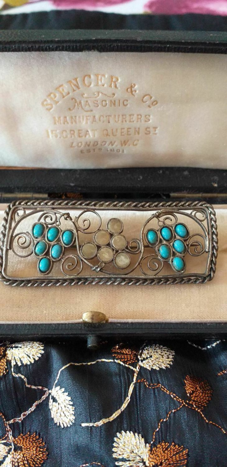 Antique Victorian Silver Brooch!