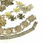 Antique Victorian Silver Filigree Butterfly Brooches, Bracelets, JOB LOT 64.68g