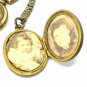 Antique Victorian Pinchbeck Rolled Gold back and front locket JOB LOT 28.25g