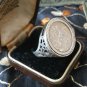 Antique Vintage Coin Signet Ring Hallmarked Birmingham 1918, Size UK Y, US 12