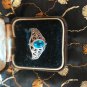 Antique Vintage Celtic Aquamarine 1930 Sterling Silver Ring - UK Size S, US 9