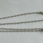 Vintage Edwardian Sterling Silver Floral Engraved Picture Locket /16 Inch Chain