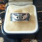 Antique Vintage Celtic Claddagh Sterling Silver 925 Band Ring UK Q, US 8 HEAVY