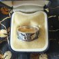 Antique Vintage Celtic Claddagh  Sterling Silver 925 Band Ring UK Q, US 8 HEAVY