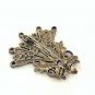 Antique Vintage Art Deco Sterling Silver Brooch with Amethyst and Marcasites