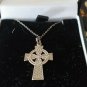 Vintage Celtic Cross Necklace -Pendant & Chain - 1980`s in Original Box.