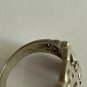 Antique Vintage Ring Signet -Celtic Dragon Knot Open Work Size UK U 1/2, US 10.5