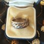 Antique Vintage Celtic Sheffield 1905 Sterling Silver 925 Band Ring UK K, US 5