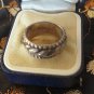 Antique Vintage Celtic Sheffield 1905 Sterling Silver 925 Band Ring UK K, US 5