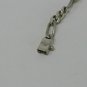 Vintage 1960 Sterling Silver 925 Figaro Link Chain Bracelet 13 gram