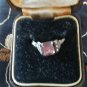 Antique Art Deco Sterling Silver Marcasite Ring Size N US 7