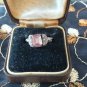 Antique Art Deco Sterling Silver Marcasite Ring Size N US 7