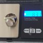 Antique Vintage 1920-s Solid Silver Cabochon Rose Quartz Ring SIZE UK M, US 6.5