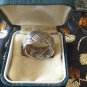 Vintage 1960-s 925 Silver Celtic Braid Knot Weave Band Ring SIZ UK N, US 6 3/4