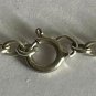 Antique Vintage 1950-s 925 Silver Turquoise Set Pendant & 20 Inch Chain, 12.9 g