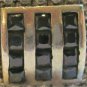 Antique Vintage 1930-s Signet Ring Sterling Silver Black/White Zircon, UK S, US9