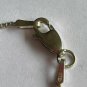 Vintage 1980-s 925 Silver/ Cubic Zirconia  Large Cross Crucifix Pendant & Chain
