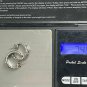 Vintage Late Edwardian Navajo Sterling Silver Earrings with Milk Opals 7.44 gram