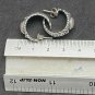 Vintage Late Edwardian Navajo Sterling Silver Earrings with Milk Opals 7.44 gram