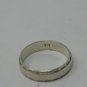 Antique Vintage Large Gents Sterling Silver 925 Plain Band Ring UK Z+1, US 13
