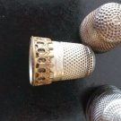 Antique Vintage 9 X Victorian Sewing Thimbles -Job Lot