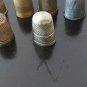 Antique Vintage 9 X Victorian Sewing Thimbles -Job Lot