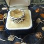 Antique Vintage Celtic Knot Sterling Silver 925 Band Ring UK N, US 6 3/4 HEAVY!!