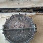 Antique Vintage Victorian 1887 Silver Double Florin Coin Brooch - Heavy 16.67 g.