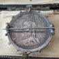 Antique Vintage Victorian 1887 Silver Double Florin Coin Brooch - Heavy 16.67 g.