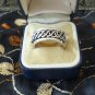 Antique Vintage Celtic Sterling Silver 925 Band Ring UK Q, US 8 Very Heavy 8.6 g