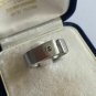 Antique Vintage 1920-sCeltic Sterling Silver Amethyst Ring Size UK R, US 8 1/2