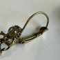 Abalone Antique Vintage Beetle Earrings Gold Tone - Beautiful Piece of History!
