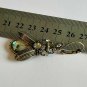 Abalone Antique Vintage Beetle Earrings Gold Tone - Beautiful Piece of History!